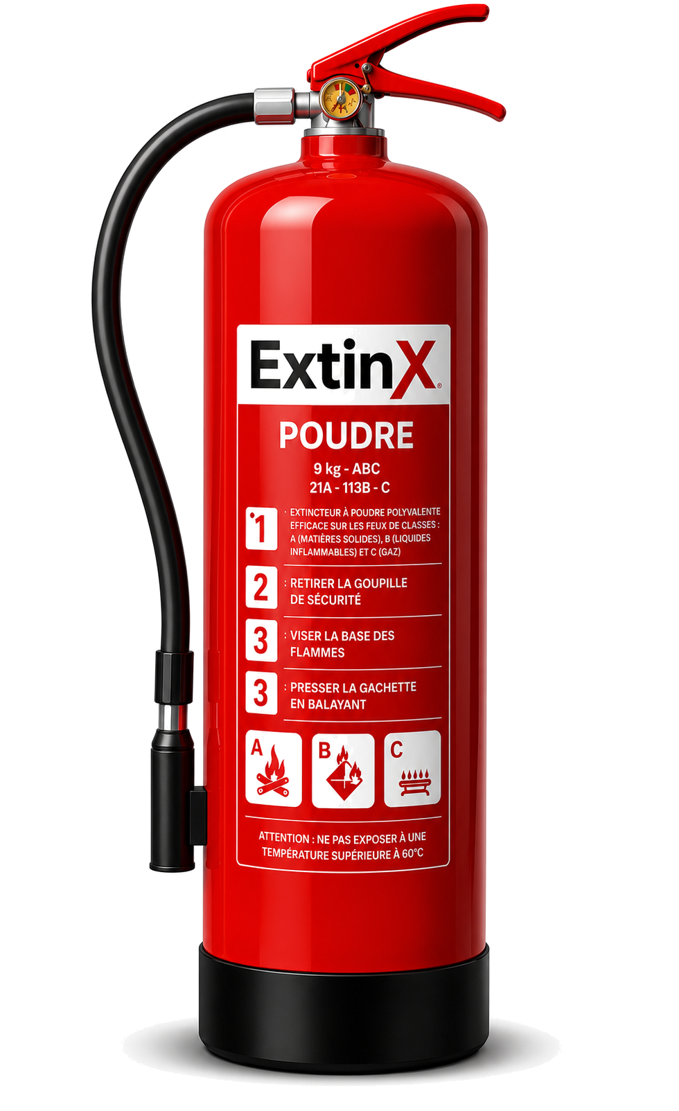 Extincteur Poudre — 9 kg